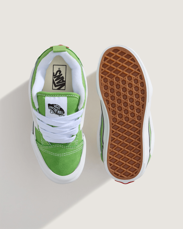 Vans - Kids Knu Skool Shoes (4-8 Years), Green, Size: 34 (obrázek 3)