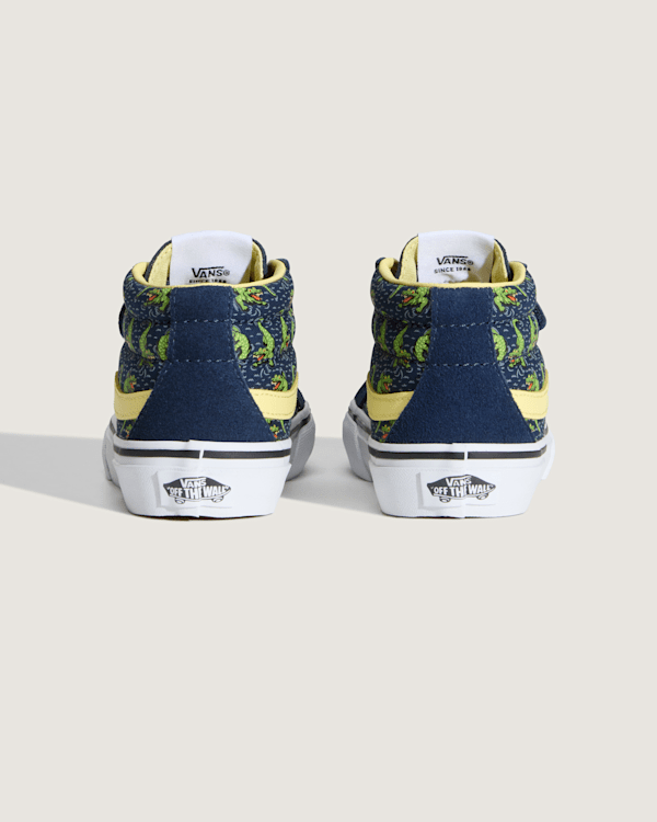 Vans - Kids Sk8-Mid V Shoes (4-8 Years), Blue, Size: 31 (obrázek 4)
