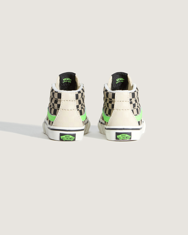 Vans - Toddler Sk8-Mid V Shoes (1-4 Years), Beige, Size: 21 (obrázek 4)