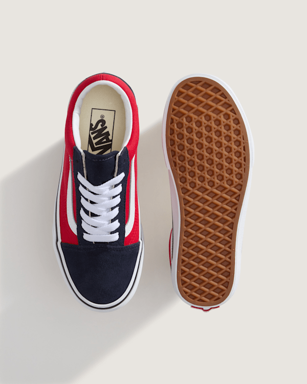 Vans - Youth Old Skool Shoes (8-14 Years), Red, Size: 36.5 (obrázek 3)