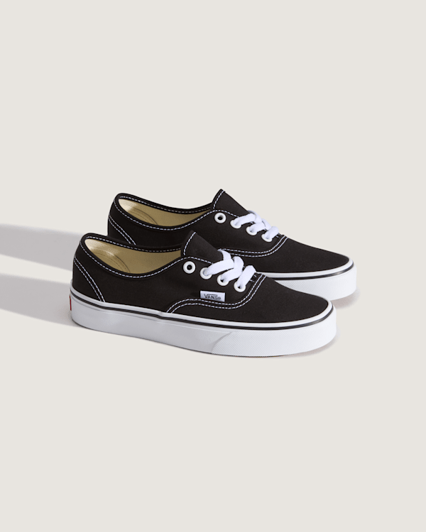Vans – Youth Authentic Shoes (8-14 Years), Black, Size: 34.5