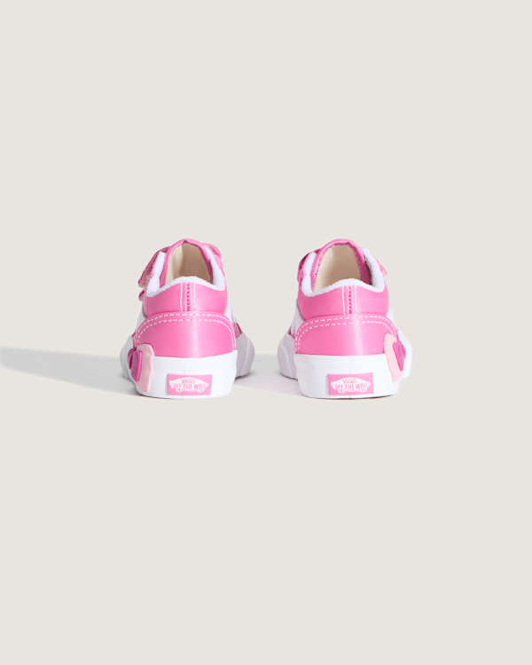 Vans - Toddler Old Skool V Shoes (1-4 Years), Pink, Size: 19 (obrázek 4)