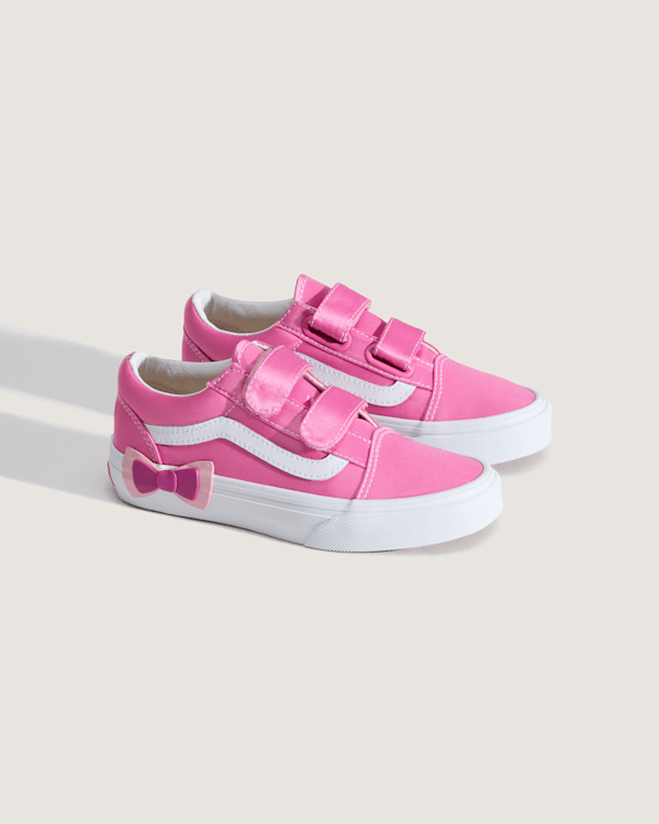 Vans – Kids Old Skool V Shoes (4-8 Years), Pink, Size: 34