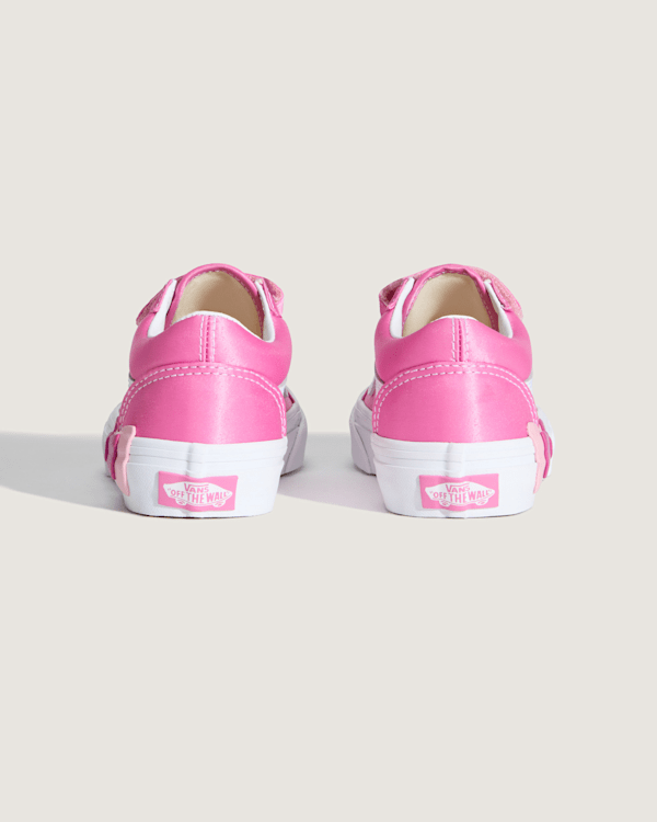 Vans - Kids Old Skool V Shoes (4-8 Years), Pink, Size: 27.5 (obrázek 4)