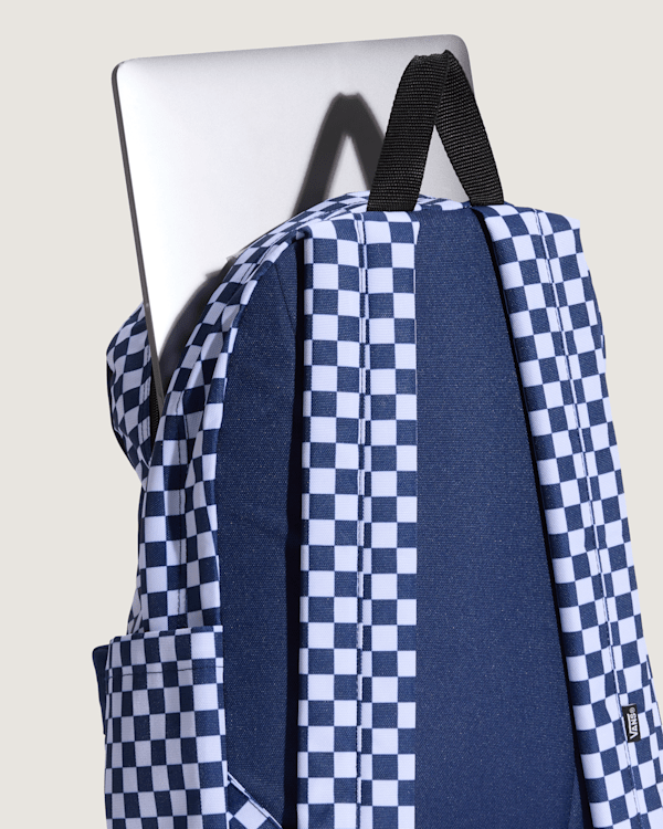 Vans - Kids Old Skool Grom Backpack, Blue, Size: One size (obrázek 5)