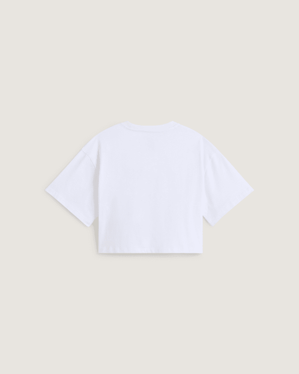 Vans – W SALTON RELAX CROP T-Shirt, Woman, White, Size: L