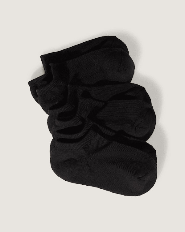 Vans – Kids Classic Kick Socks (3 Pairs), Black, Size: XS (31-34)