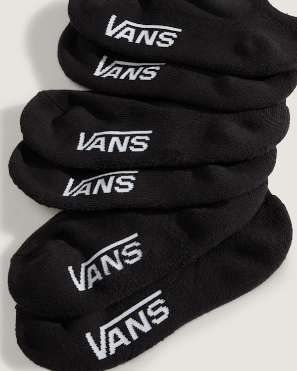 Vans - Kids Classic Kick Socks (3 Pairs), Black, Size: XS (31-34) (obrázek 3)