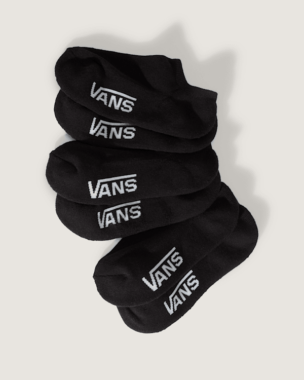 Vans - Kinder Classic Kick Socken (3 Paar), Schwarz, Größe: XXS (27-30.5​​)