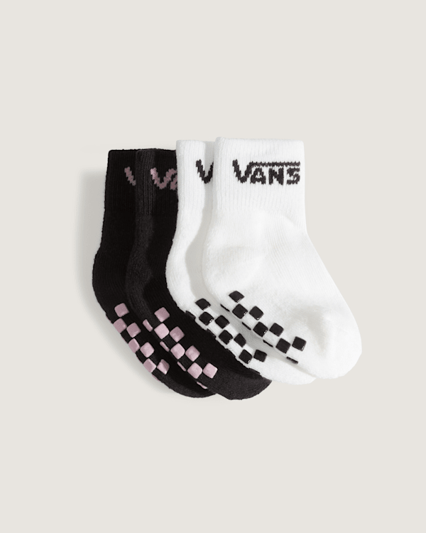 Vans – Infant Classic Crew Checkerboard Socks, Pink, Size: 0 – 12 months