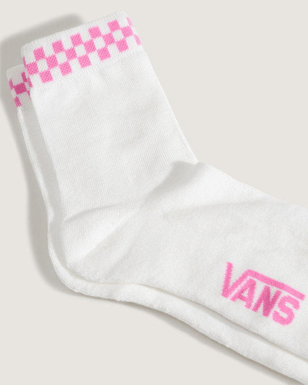 Vans - Peek-A-Check Half Crew Socks (1 pair), Man, Pink, Size: M (38.5-42​) (obrázek 3)