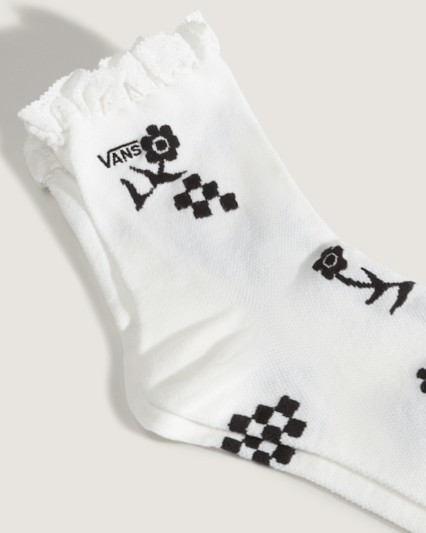 Vans - Sereno Lace Crew Socks, Man, White, Size: L (42.5-47​) (obrázek 3)