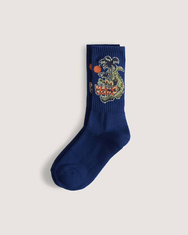 Vans - Kids Ticker Crew Socks, Blue, Size: XS (​13-2.5​)