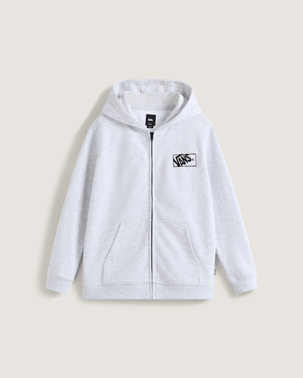 Vans - Sweat à capuche zippé By Blocked Box Enfant (8-14 ans), Gris, Taille: L