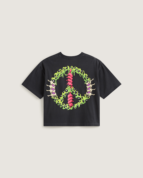 Vans – Wreckpack Claw Peace Short T-Shirt, Man, Black, Size: L