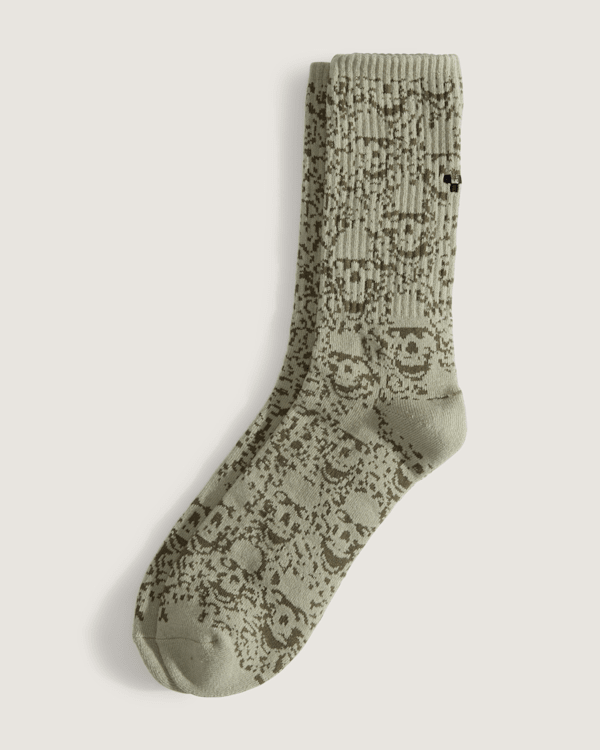 Vans - Premium Wreckpack Skull Crew Socks (1 Pair), Man, Green, Size: S (2.5-5​)