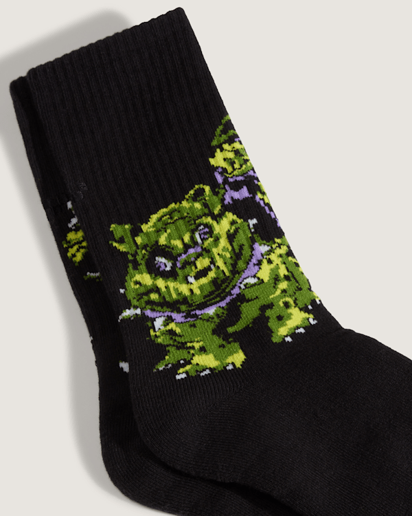 Vans - Premium Wreckpack Alien Dog Crew Socks (1 Pair), Man, Black, Size: L (42.5-47​) (obrázek 3)