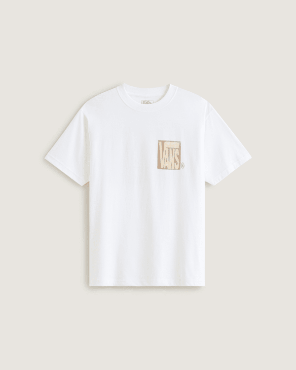 Vans - Stretch Stack Crackle T-Shirt, Man, White, Size: L