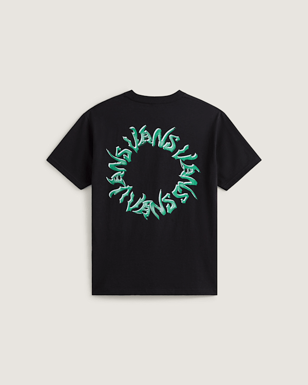 Vans – Wild Circle T-Shirt, Man, Black, Size: S