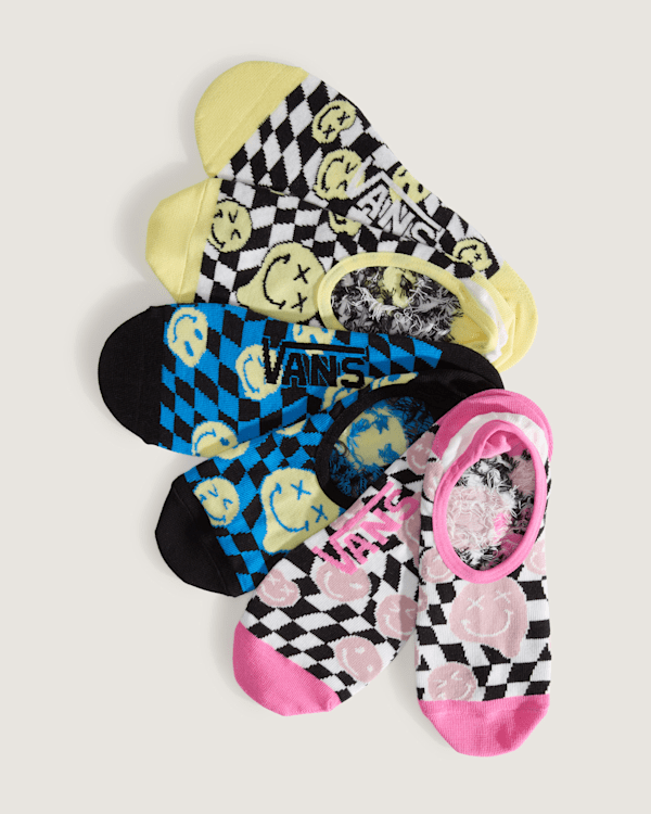 Vans - Ticker Canoodle Checkerboard Socks (3 Pairs), Man, Yellow, Size: M (38.5-42​)