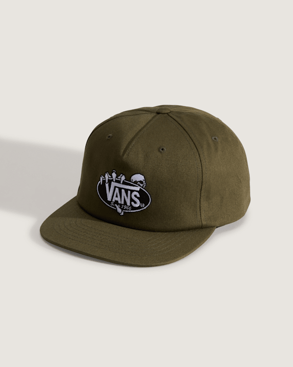 Vans - Gorra Show Off con cierre ajustable, Hombre, Verde, Talla: Talla única