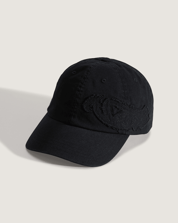 Vans - Wavy Curved Bill Jockey Hat, Man, Black, Size: One size