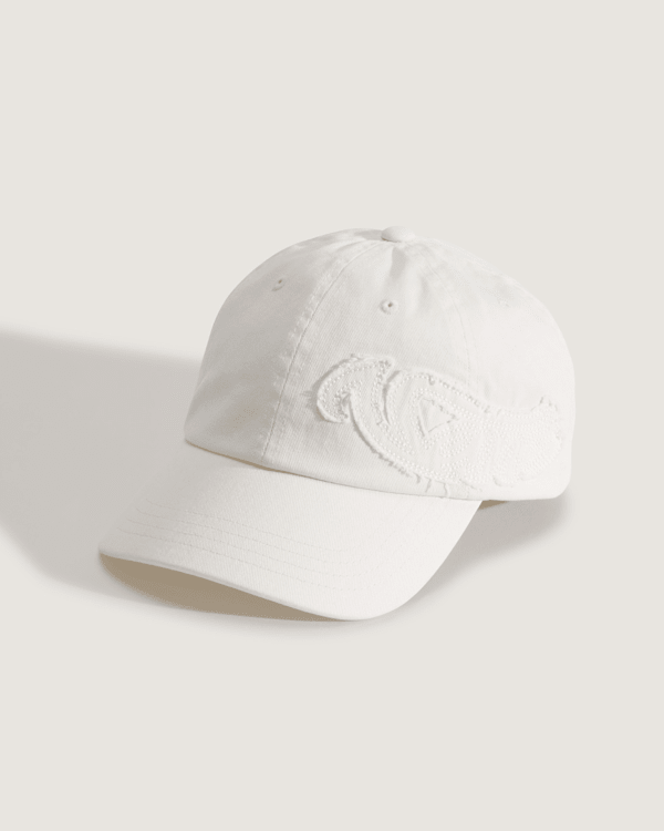 Vans - Wavy Curved Bill Jockey Hat, Man, White, Size: One size