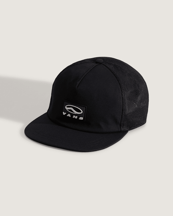 Vans - Sidestripe Trucker-Kappe, Herren, Schwarz, Größe: Einheitsgröße