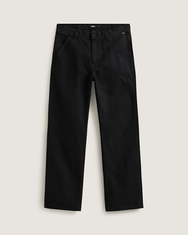 Vans - Pantalones de estilo carpintero y corte holgado Drill Chore, Hombre, Negro, Talla: 36