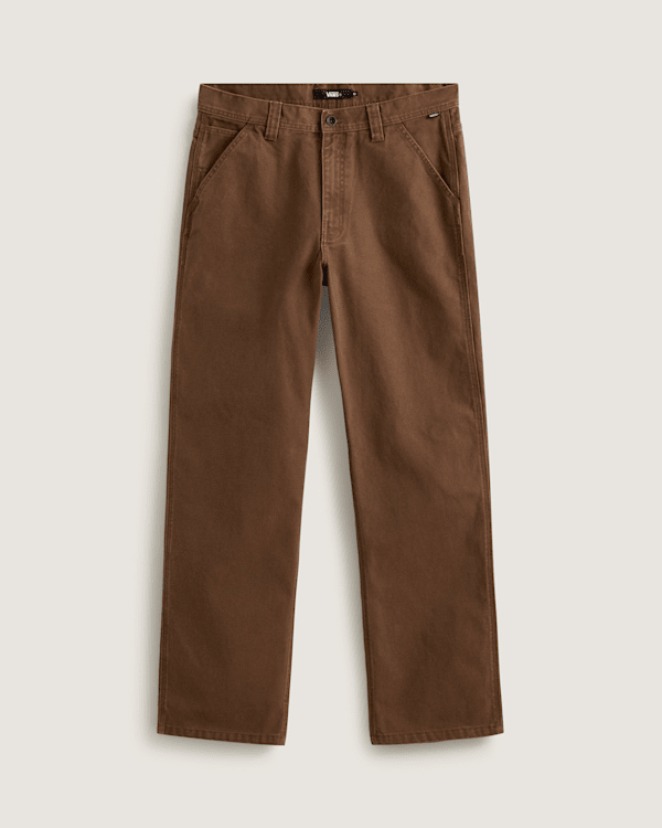 Vans - Pantalones de estilo carpintero y corte holgado Drill Chore, Hombre, Marrón, Talla: 30
