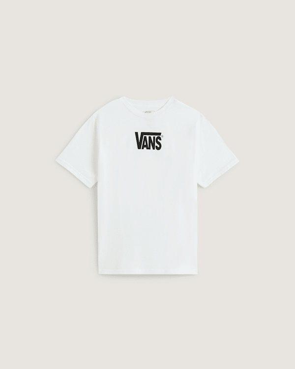 Vans - Kinder Stretch-T-Shirt mit Logo (8-14 Jahre), Weiß, Größe: XL