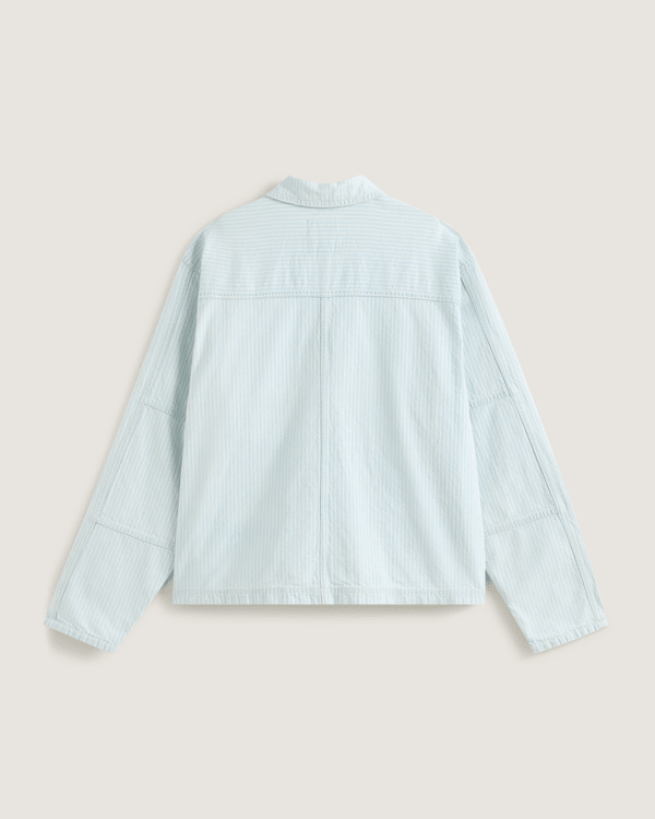 Vans – Umber Denim Stripe Jacket, Man, Grey, Size: L