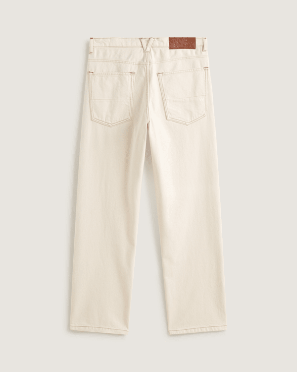 Vans - Premium Check-5 Loose Denim Trousers, Man, White, Size: 32