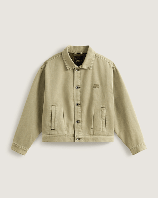 Vans - Damen Pomona Station Jacke, Damen, Beige, Größe: S