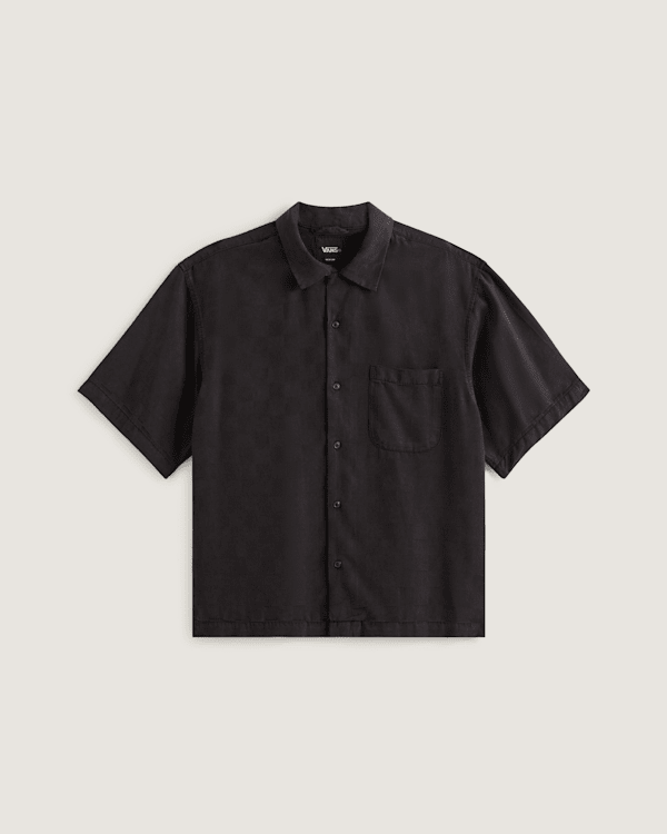 Vans - Van Doren Check Camp T-Shirt, Man, Black, Size: XXL