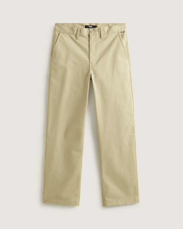 Vans - Authentic Chino Straight Trousers, Man, Beige, Size: 28