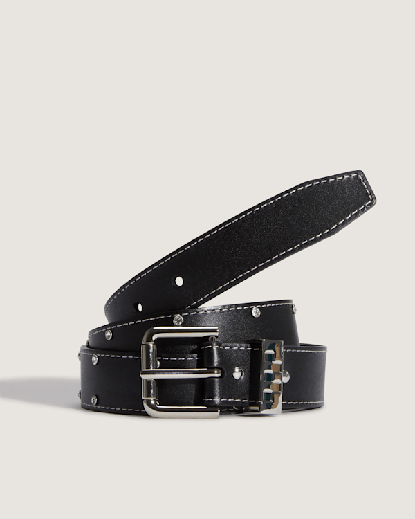 Vans - Premium Rhinestone Belt, Man, Black, Size: 30