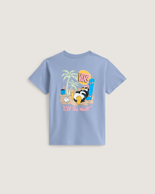 Vans – Little Kids Yolo Penguin T-Shirt (2-8 Years), Grey, Size: 3-4Y