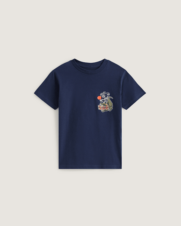 Vans - Camiseta Hangry Croc de niños (8-14 años), Azul, Talla: 7-8A