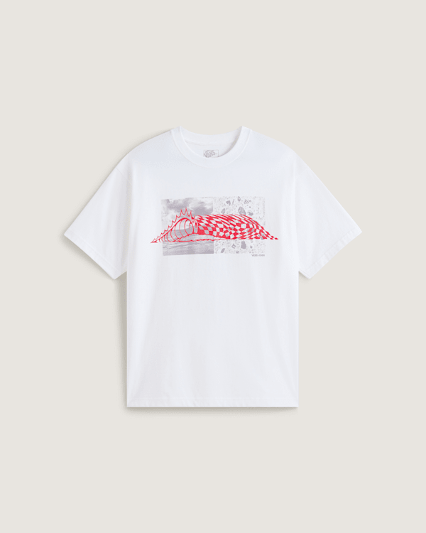 Vans - Wave Check T-Shirt, Man, White, Size: M