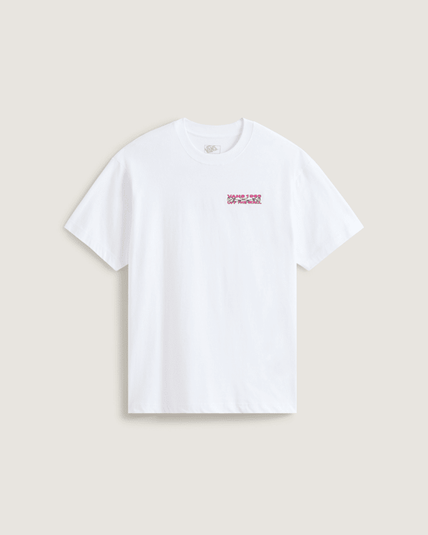 Vans - Barb Plate Loose T-Shirt, Man, White, Size: L