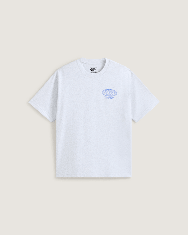 Vans - WORLD TOUR LOOSE SS TEE Light Grey Heather, Man, Grey, Size: L