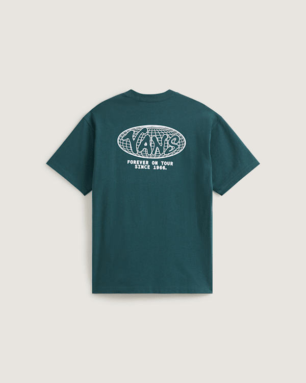 Vans – World Tour Loose T-Shirt, Man, Green, Size: XL