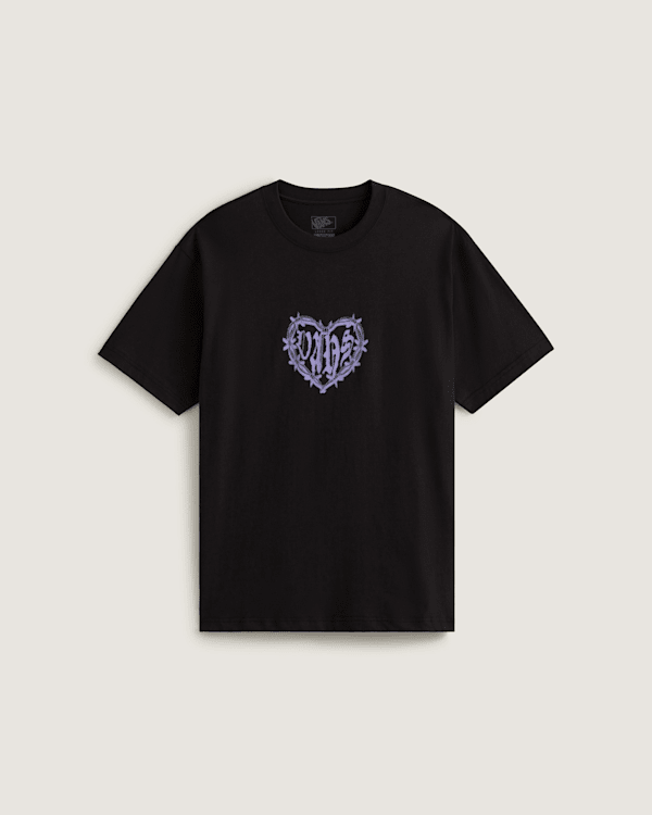 Vans - Barbed Heart Loose T-Shirt, Man, Black, Size: L