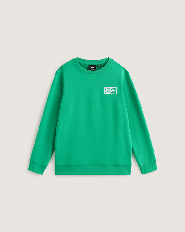 Vans - T-shirt dziecięcy By Blocked Crew (8-14 lat)unisex, Zielony, Size: XL