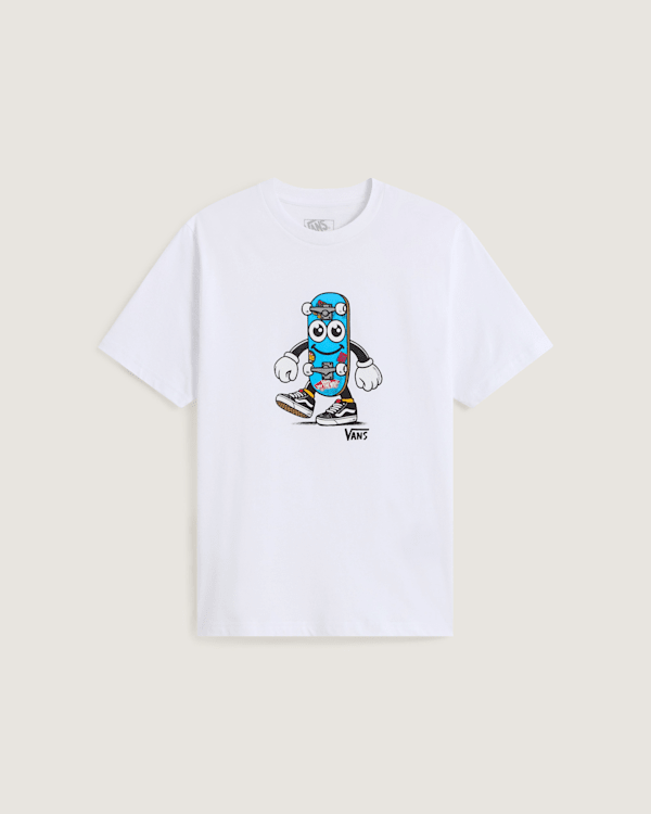 Vans - Camiseta LIL ROLLER (8-14 Años), Blanco, Talla: S