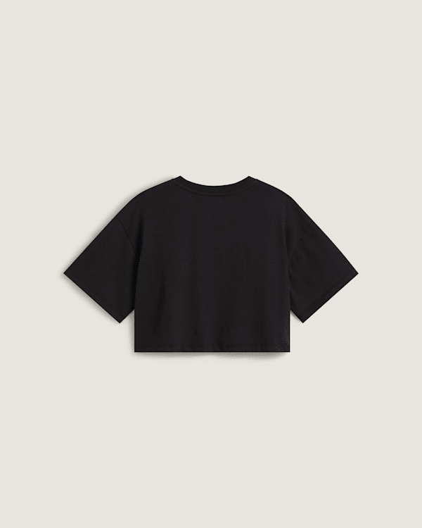 Vans – Y2K Boho Relax Crop T-Shirt, Woman, Black, Size: L
