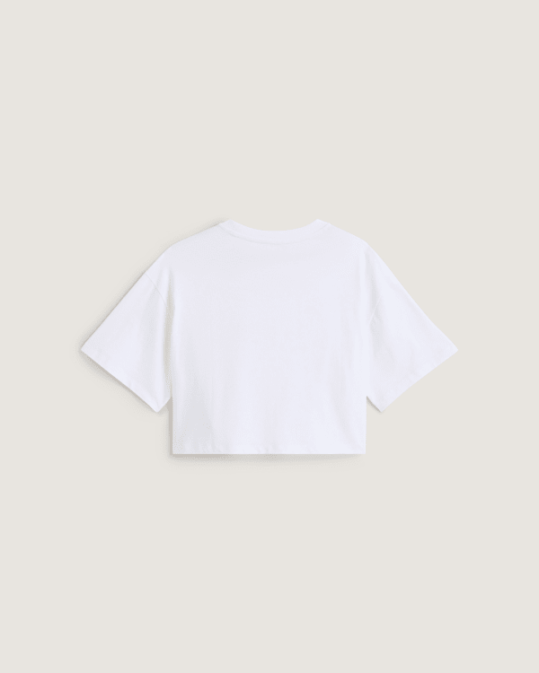 Vans – Y2K Boho Relax Crop T-Shirt, Woman, White, Size: L