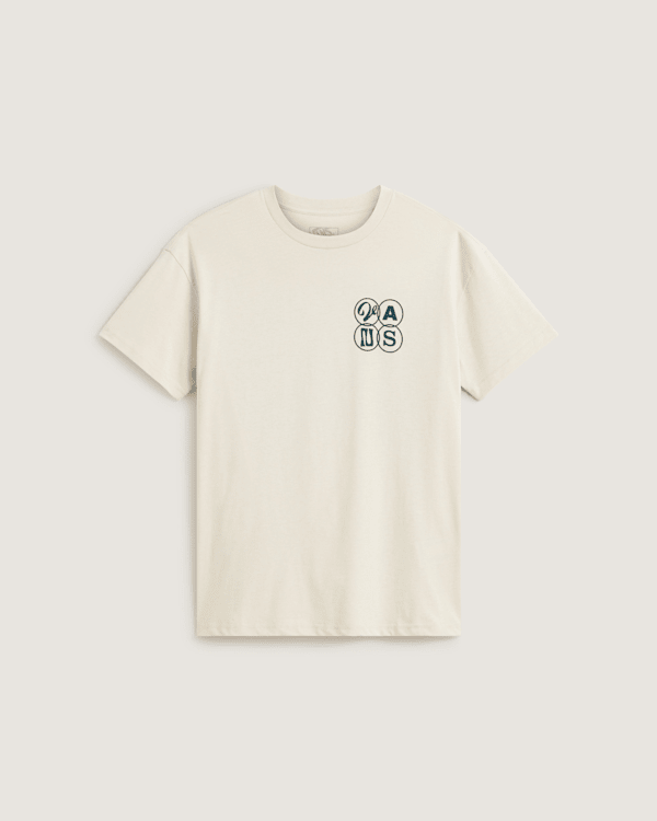 Vans - Camiseta Ellipse, Mujer, Beis, Talla: XS