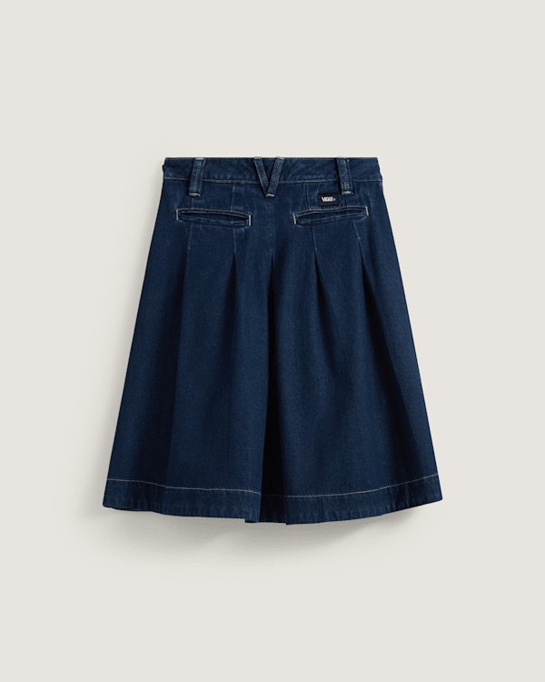 Vans – Authentic Chino Denim Skirt, Woman, Blue, Size: 22